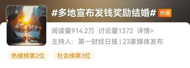 “初婚最高奖励4万元”!多地宣布发钱奖励结婚,有可能追回?