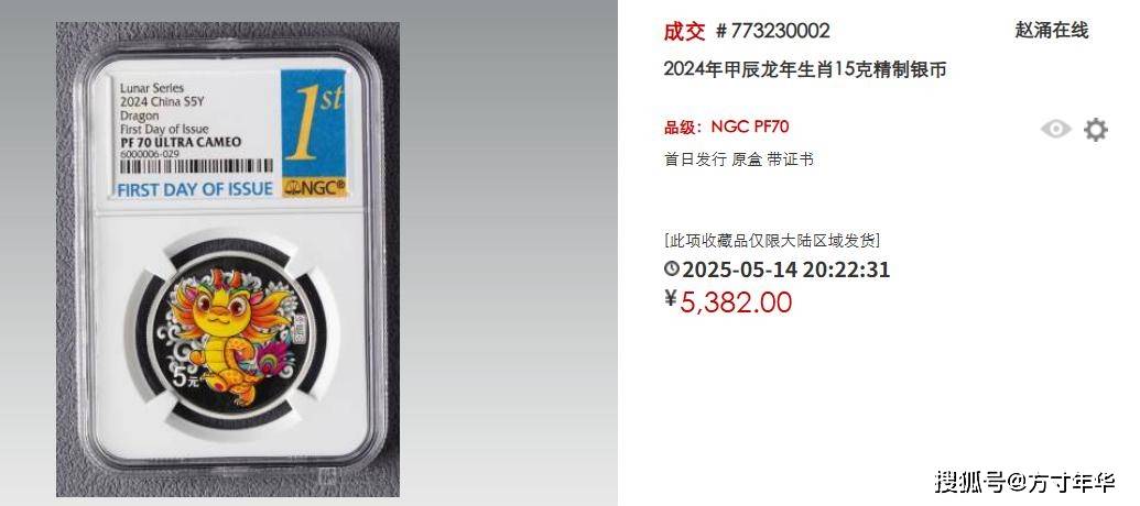 一币爆火，多枚升天！这些龙题材纪念币行情猛涨！