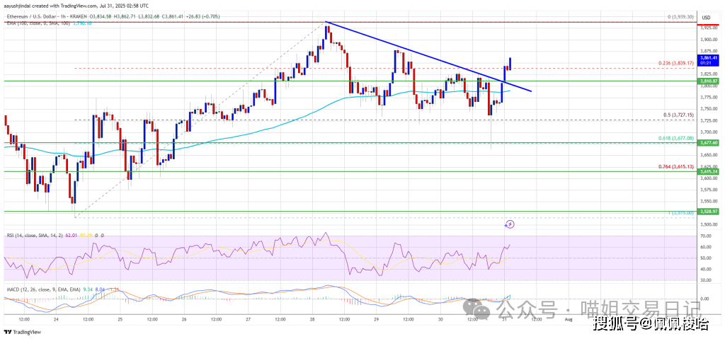 以太坊价格重拾强势——势头能否推动其迈向 4000 美元？